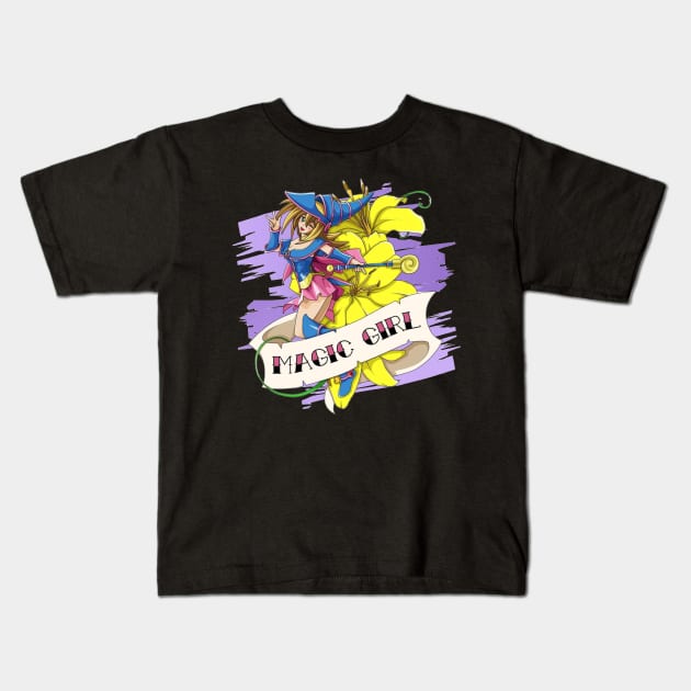 dark magician girl Kids T-Shirt by dubcarnage